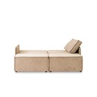 Диван – кровать «Виго 2», механизм еврокнижка, НПБ, велюр, цвет бежевый - Фото 4