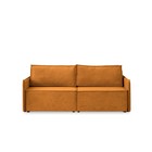 Диван – кровать «Виго 2», механизм еврокнижка, НПБ, велюр, цвет оранжевый - Фото 2