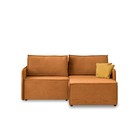 Диван – кровать «Виго 2», механизм еврокнижка, НПБ, велюр, цвет оранжевый - Фото 3