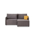 Диван – кровать «Виго 2», механизм еврокнижка, НПБ, велюр, цвет серый - Фото 3