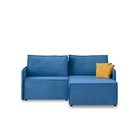 Диван – кровать «Виго 2», механизм еврокнижка, НПБ, велюр, цвет синий - Фото 3