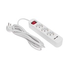 Удлинитель STANDARD 3 гнезда, 5м, 3х1,0мм², с/з, с выключателем, 2 USB, белый REXANT - фото 51682425