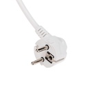 Фильтр сетевой 5 гнезд, 3м, 3х1,5мм², с автовыкл, 2 USB, белый KRANZ - фото 51682729