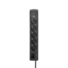 Фильтр сетевой 5 гнезд, 3м, 3х1,5мм², с автовыкл, 2 USB, черный KRANZ - фото 51682732 Фильтр сетевой 5 гнезд, 3м, 3х1,5мм², с автовыкл, 2 USB, черный KRANZ - фото 51682732