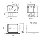 Выключатель клавишный 250V 30А (4с) ON-OFF красный с подсветкой (RWB-502)  REXANT - Фото 7