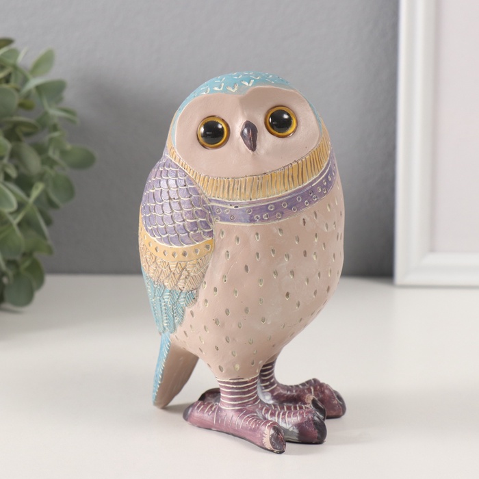 Фигурка полистоун «Совёнок Грю с платочком на шее», 8.8×8.5×14.5 см