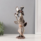 Фигурка полистоун «Африканка с цветком у дерева с зеркальными листьями», 13×9×32 см - Фото 1