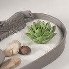 Японский сад камней настольный «Дзен. Статуя лежащего Будды», с набором аксессуаров, 25×15.5×8 см - Фото 3