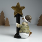 Фигурка светящаяся полистоун «Гусь в свитере у фонарного столба со звездой», 12.5×9×20.3 см - Фото 6