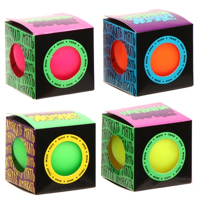 Антистресс сквиш мялка «Улётный жмяк», 4 см, паста