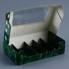 Коробка для 5 эклеров подарочная, новогодняя упаковка «Чудесных моментов», 25.2×15×6.6 см - Фото 3