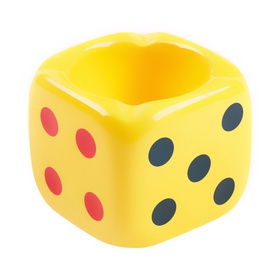 Пепельница для дома «Кости игральные», для сигарет и стиков, 8×8 см