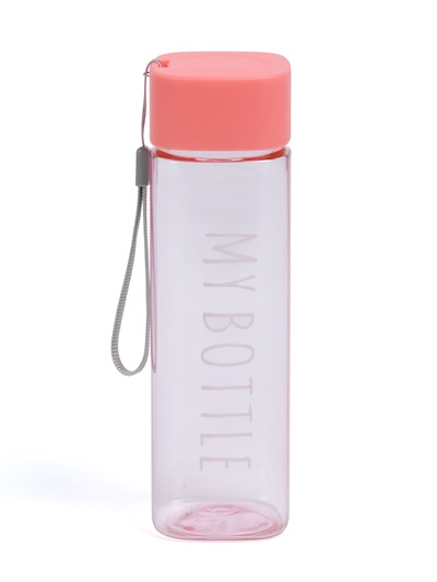 Бутылка для воды My bottle, 450 мл, 20×5.5 см, розовая