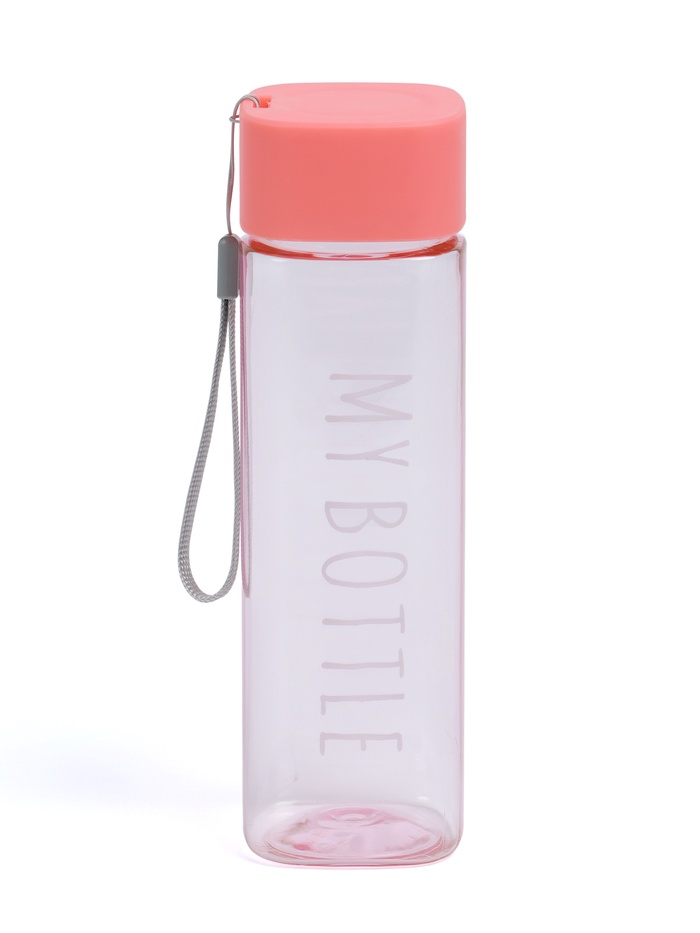 Бутылка для воды My bottle, 450 мл, 20×5.5 см, розовая - Фото 1