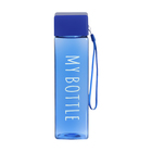 Бутылка для воды My bottle, 450 мл, 20×5.5 см, синяя - Фото 1