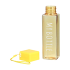 Бутылка для воды My bottle, 450 мл, 20×5.5 см, желтая - Фото 2