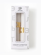 Набор салфеток сервировочных «Этель» Golden deer, 40×40 см - 2 шт., с декоративными кольцами, 100% лён - Фото 3