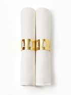 Набор салфеток сервировочных «Этель» Golden deer, 40×40 см - 2 шт., с декоративными кольцами, 100% лён - Фото 5