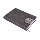 Ежедневник датированный Alpha-Trend.HONG KONG, А5, 2025, твёрдая обложка из искусственной кожи, 176 листов, графит, с рисунком - Фото 2