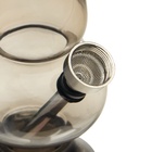 Бонг курительный, h=15 см, «Шар и колокол», акриловый, чёрный - фото 27438798