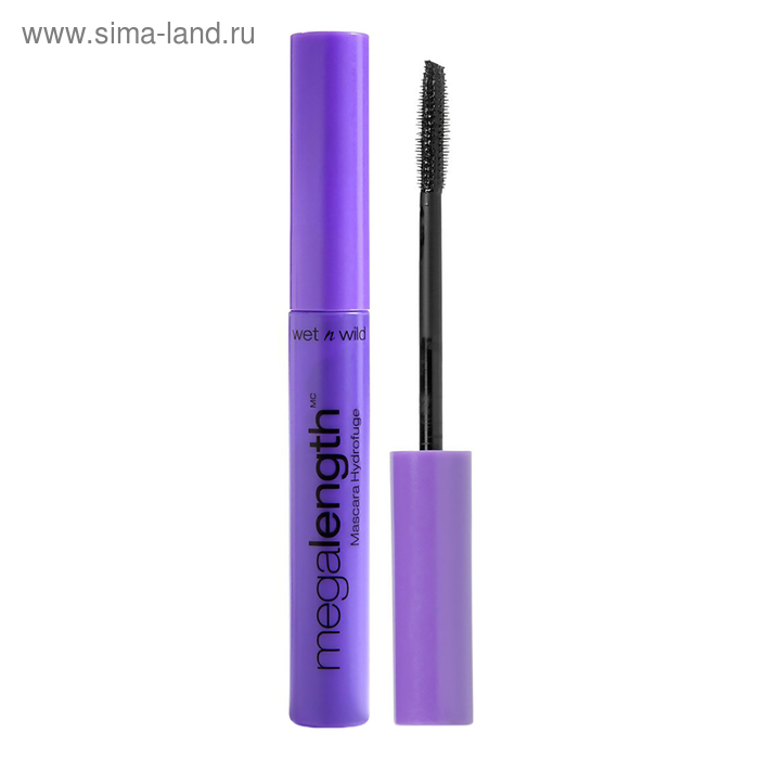 Тушь для ресниц Wet n Wild Mega Length Waterproof very black водостойкая удлиняющая, черная, 8 мл - Фото 1