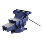 Тиски слесарные поворотные ТУНДРА, с наковальней, высокопрочный чугун ВЧ-40, 150 мм - Фото 3