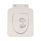 Сиденье для уличного туалета, 38×50 см, с квадратной крышкой, пенополистирол - Фото 5