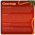 Новогодний подарочный набор косметики SB BEAUTY, гель для душа, бальзам для губ, крем, шампунь, мочалка, новогодний аромат - Фото 3