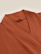 Халат женский короткий SL HOME «Brown», размер 44-52, 100% лён, 150 г/м2 - фото 39122952