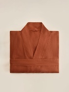 Халат женский короткий SL HOME «Brown», размер 44-52, 100% лён, 150 г/м2 - Фото 9