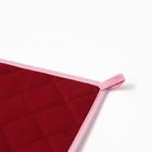 Набор кухонный «Этель. Тюльпаны»: прихватка 19×19 см, подставка под горячее - Фото 5