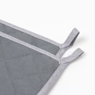 Набор прихваток «Этель» Poppy fields, 2 шт., 19×19 см, саржа, хлопок 100%, ватин 250 г/м² - Фото 4