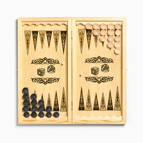Нарды деревянные большие, настольная игра "Медведь", 50 х 50 см