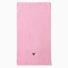 Полотенца махровые «Этель» LOVE, 3 шт., 30×60 см, хлопок 100%, розовые - Фото 3