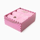 Полотенца махровые «Этель» LOVE, 3 шт., 30×60 см, хлопок 100%, розовые - Фото 8