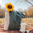 Сумка шоппер с ручками SL HOME Linen shopper, 50×50 см, 100% лён, 200 г/м2 - Фото 2