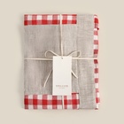 Сумка шоппер SL HOME Red cage, 50×50 см, 100% лён, 150 г/м2 - Фото 10