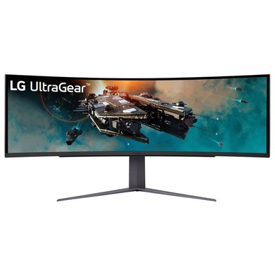 Монитор LG 49" UltraGear 49GR85DC-B черный VA LED 32:9 HDMI матовая HAS Piv 3000:1 450cd 17   107990