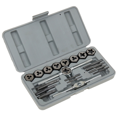 Набор метчиков и плашек Sparta, М3 - М12, 20 шт. в наборе