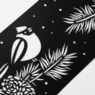 Трафарет для торта новогодний «Птички», 32×10 см - Фото 2