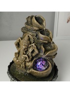 Фонтан настольный с подсветкой «Ганеша - Мудра Абхая», от сети, серый, 20.5×20.5×26.5 см - Фото 9