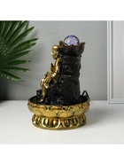 Фонтан настольный с подсветкой «Старец у водных листьев», от сети, 20.5×20.5×26.5 см 10662352