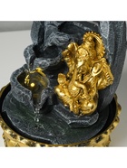 Фонтан настольный с подсветкой «Ганеша в скалах с водопадом», от сети, 20.5×20.5×27.5 см 10662353