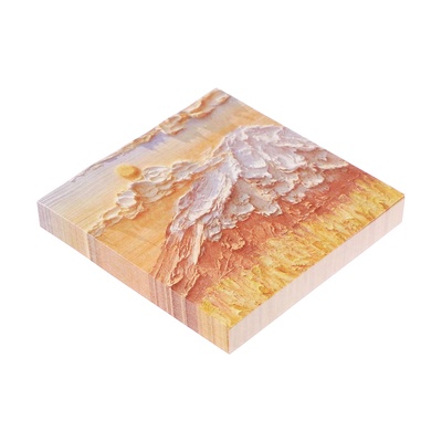 Блок для записей Calligrata «Горный склон ЗD», 80×80 мм, 80 листов