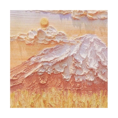 Блок для записей Calligrata «Горный склон ЗD», 80×80 мм, 80 листов