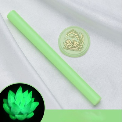 Сургуч для печати стержень «Зелёный», светящийся, 1.1×1.1×13.3 см