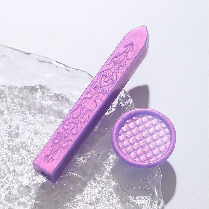 Сургуч для печати стержень «Сирень», перламутр, 1.1×1.1×9 см - Фото 1