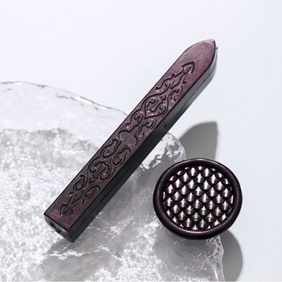 Сургуч для печати стержень «Тёмное бордо», перламутр, 1.1×1.1×9 см