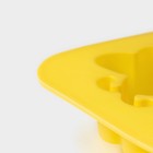 Форма для выпечки Доляна «Пчелиный рай», силикон, 6 ячеек, 25.7×17.7×3 см, жёлтая - Фото 5