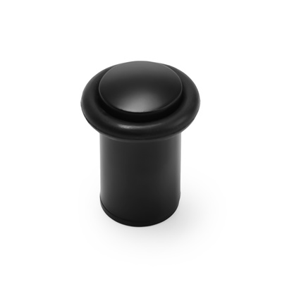 Упор дверной U301BL, d=27 мм, h=57 мм, черный